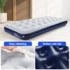 QDH Camping Air Mattress Inflatable Air Bed Flocked Surface Travel Bed Sleeping Pad Air Bed for Outdoor Camping Tent Guest Travelling view 3