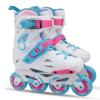 DHAEY Roller Skates Adult Inline Skates - Speed Skating Shoes Racing Shoes Children Adult Professional Men and Women Carbon Fiber Roller Blades (Color : White, Size : 8.5 Women/7 Men) view 1