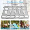 10pcs Stainless Steel Triangle Guyline Cord Adjuster for Camping view 3