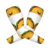 Woyaba Cute taco cartoon mexican food1 taco compression arm sleeve,farslemers defense gardening sleeves sun protection arm sleeves for men,women or teenager view 1