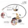 Yasorn Upgrade M181.5 DIN Valve Scuba Adapter - Paintball/PCP/HPA Tank Fill Station with 4500 psi High Pressure Gauge & Filling Air Hose view 3