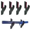 FLURSAILE 4 Pcs Sword Hook Padded Sword Holder Hanger Wall Display Rack Adjustable for Katana lightsaber Wakizashi Tanto Genji Sword Weapons (1-Tier)