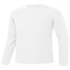 QBK 3T to Youth Neon Shirt Kids UPF 50+ Dry Fit Athletic Long Sleeve T Shirts for Boys and Girls-Moisture Wicking Rash Guard (White M) view 2