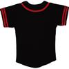 DIGITMON Kids Baseball Jersey Button Down Premium Sleeve Two-Striped T Shirts Uniform BlackRed for 3y Toddlers view 3