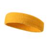 Dressnu Outdoor Sports Hair Bands Knitted Sweatband Running Yoga Headband Basketball Cycling Yellow one Size view 1