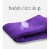 Dressnu Outdoor Sports Hair Bands Knitted Sweatband Running Yoga Headband Basketball Cycling Yellow one Size view 3