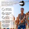 Honoson 3 Pack Official Size 5 Volleyball Balls with Pump PU Leather Soft Indoor Outdoor Volley Ball Training Game Beginner Practice Beach Pool Play Gym Back to School(Black, White) view 3