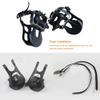 EKDJKK 1 Pair Bike Pedals with Toe Clip and Strap, Bicycle Toe Clips Cages, Bicycle Pedal Foot Cover Plastic Bike Pedals for MTB Road and Mountain Bikes view 3