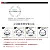 FUERU Car Steering Wheel Cover Set Universal Car Steering Wheel Cover Genuine Leather Durable Fashion Car Interior Gifts (Color : 5#) view 2