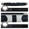 FUERU Car Steering Wheel Cover Set Universal Car Steering Wheel Cover Genuine Leather Durable Fashion Car Interior Gifts (Color : 5#) view 4