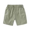 Toddler Children Boys Pull On Soild Sports Jogger Workout Cargo Casual Pants Shorts Jogger Shorts for (Green, 3-4 Years) view 1