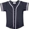 DIGITMON Kids Baseball Jersey Button Down Premium Sleeve Two-Striped T Shirts Uniform GRAPHITEWHITE for 12y Teenagers view 2