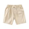 Toddler Children Boys Pull On Soild Sports Jogger Workout Cargo Casual Pants Shorts Jogger Shorts for (Khaki, 2-3 Years) view 1