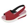 Black Sandals Women Dressy, Women's Walking Sandal Closed Toe Round Toe Hollowed Out Thick Sole Breathable Beach Sandals view 3