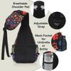 bisibuy Rainbow Animal Paw Print Sling Bag for Women Men Crossbody Sling Backpack Shoulder Bag Chest Bag Daypack for Travel Hiking Outdoor view 4