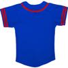 DIGITMON Kids Baseball Jersey Button Down Premium Sleeve Two-Striped T Shirts Uniform ROYALRED for 12y Teenagers view 3