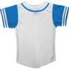 DIGITMON Kids Baseball Jersey Button Down Premium Sleeve Two-Striped T Shirts Uniform WHITETURQ for 12y Teenagers view 3