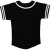 DIGITMON Kids Baseball Jersey Button Down Premium Sleeve Two-Striped T Shirts Uniform Blackwhite for 3y Toddlers view 3