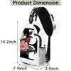 bisibuy Floral F Letter Sling Bag for Women Men Crossbody Sling Backpack Shoulder Bag Chest Bag Daypack for Travel Hiking Outdoor view 2