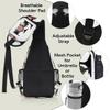 bisibuy Floral F Letter Sling Bag for Women Men Crossbody Sling Backpack Shoulder Bag Chest Bag Daypack for Travel Hiking Outdoor view 4
