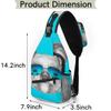 bisibuy Animal Koala Portrait Sling Bag for Women Men Crossbody Sling Backpack Shoulder Bag Chest Bag Daypack for Travel Hiking Outdoor view 2