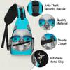 bisibuy Animal Koala Portrait Sling Bag for Women Men Crossbody Sling Backpack Shoulder Bag Chest Bag Daypack for Travel Hiking Outdoor view 3