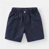 Toddler Children Boys Pull On Soild Sports Jogger Workout Cargo Casual Pants Shorts Jogger Shorts for (Navy, 3-4 Years) view 2
