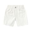 Toddler Children Boys Pull On Soild Sports Jogger Workout Cargo Casual Pants Shorts Jogger Shorts for (White, 3-4 Years) view 1