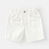 Toddler Children Boys Pull On Soild Sports Jogger Workout Cargo Casual Pants Shorts Jogger Shorts for (White, 3-4 Years) view 2