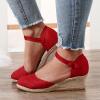 Black Sandals Women Dressy, Women's Walking Sandal Closed Toe Round Toe Hollowed Out Thick Sole Breathable Beach Sandals view 2