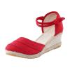 Black Sandals Women Dressy, Women's Walking Sandal Closed Toe Round Toe Hollowed Out Thick Sole Breathable Beach Sandals view 3