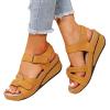 Yanzhenglip Sandals for Women Casual Summer, Women's Sandals Straps Wedge Buckle Summer Beach Sandals Shoes, Comfort Walking Shoes Bohemian Rhinestone Gladiator Open Toe Sandals Comfy view 1