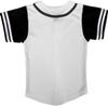 DIGITMON Kids Baseball Jersey Button Down Premium Sleeve Two-Striped T Shirts Uniform WHITEBLACK for 2y Toddlers view 3