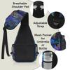bisibuy Coloured Stars Sling Bag for Women Men Crossbody Sling Backpack Shoulder Bag Chest Bag Daypack for Travel Hiking Outdoor view 4
