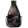 bisibuy Skull Sling Bag for Women Men Crossbody Sling Backpack Shoulder Bag Chest Bag Daypack for Travel Hiking Outdoor