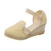 Black Sandals Women Dressy, Women's Walking Sandal Closed Toe Round Toe Hollowed Out Thick Sole Breathable Beach Sandals view 3