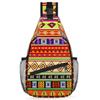 bisibuy African Geometric Print Sling Bag for Women Men Crossbody Sling Backpack Shoulder Bag Chest Bag Daypack for Travel Hiking Outdoor view 1