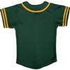 DIGITMON Kids Baseball Jersey Button Down Premium Sleeve Two-Striped T Shirts Uniform FGREENGOLD for 2y Toddlers view 3
