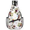 bisibuy Indian Floral Boho Decorative Sling Bag for Women Men Crossbody Sling Backpack Shoulder Bag Chest Bag Daypack for Travel Hiking Outdoor view 1