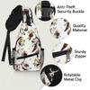 bisibuy Indian Floral Boho Decorative Sling Bag for Women Men Crossbody Sling Backpack Shoulder Bag Chest Bag Daypack for Travel Hiking Outdoor view 3