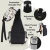 bisibuy Indian Floral Boho Decorative Sling Bag for Women Men Crossbody Sling Backpack Shoulder Bag Chest Bag Daypack for Travel Hiking Outdoor view 4
