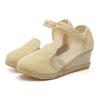 Black Sandals Women Dressy, Women's Walking Sandal Closed Toe Round Toe Hollowed Out Thick Sole Breathable Beach Sandals view 4