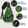 bisibuy Cactus Pattern Sling Bag for Women Men Crossbody Sling Backpack Shoulder Bag Chest Bag Daypack for Travel Hiking Outdoor view 3