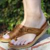 Yanzhenglip Sandals for Women Casual Summer, Women's Sandals Straps Wedge Buckle Summer Beach Sandals Shoes, Comfort Walking Shoes Bohemian Rhinestone Gladiator Open Toe Sandals Comfy view 4