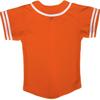DIGITMON Kids Baseball Jersey Button Down Premium Sleeve Two-Striped T Shirts Uniform ORANGEWHITE 12Mo Toddlers view 3