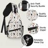bisibuy Animal Cat Pattern Sling Bag for Women Men Crossbody Sling Backpack Shoulder Bag Chest Bag Daypack for Travel Hiking Outdoor view 3