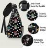 bisibuy Colorful Skull Pirates Sling Bag for Women Men Crossbody Sling Backpack Shoulder Bag Chest Bag Daypack for Travel Hiking Outdoor view 3