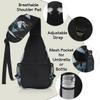 bisibuy Flying Swan Water Bird Sling Bag for Women Men Crossbody Sling Backpack Shoulder Bag Chest Bag Daypack for Travel Hiking Outdoor view 4