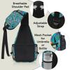 bisibuy Cartoon Insect Pattern Sling Bag for Women Men Crossbody Sling Backpack Shoulder Bag Chest Bag Daypack for Travel Hiking Outdoor view 4