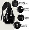 Fish Skull Sling Bag for Women Men Crossbody Sling Backpack Shoulder Bag Chest Bag Daypack for Travel Hiking Outdoor view 3
